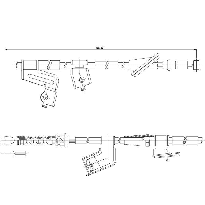 BRAKE CABLES - CIVIC