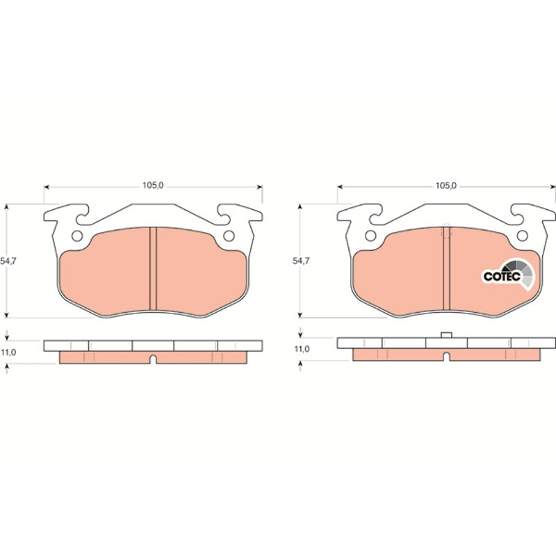 BRAKE PADS & SHOES - 205