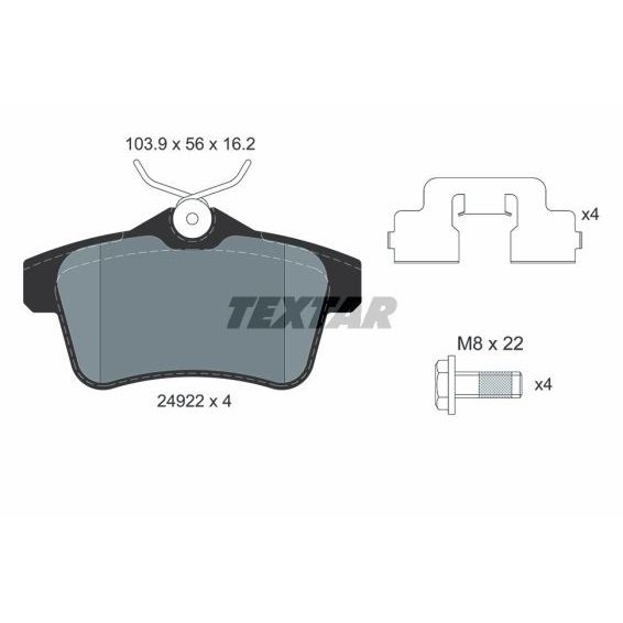BRAKE PADS - RCZ