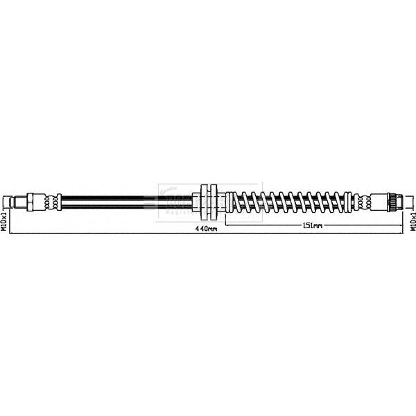 BRAKE HOSES - TWINGO