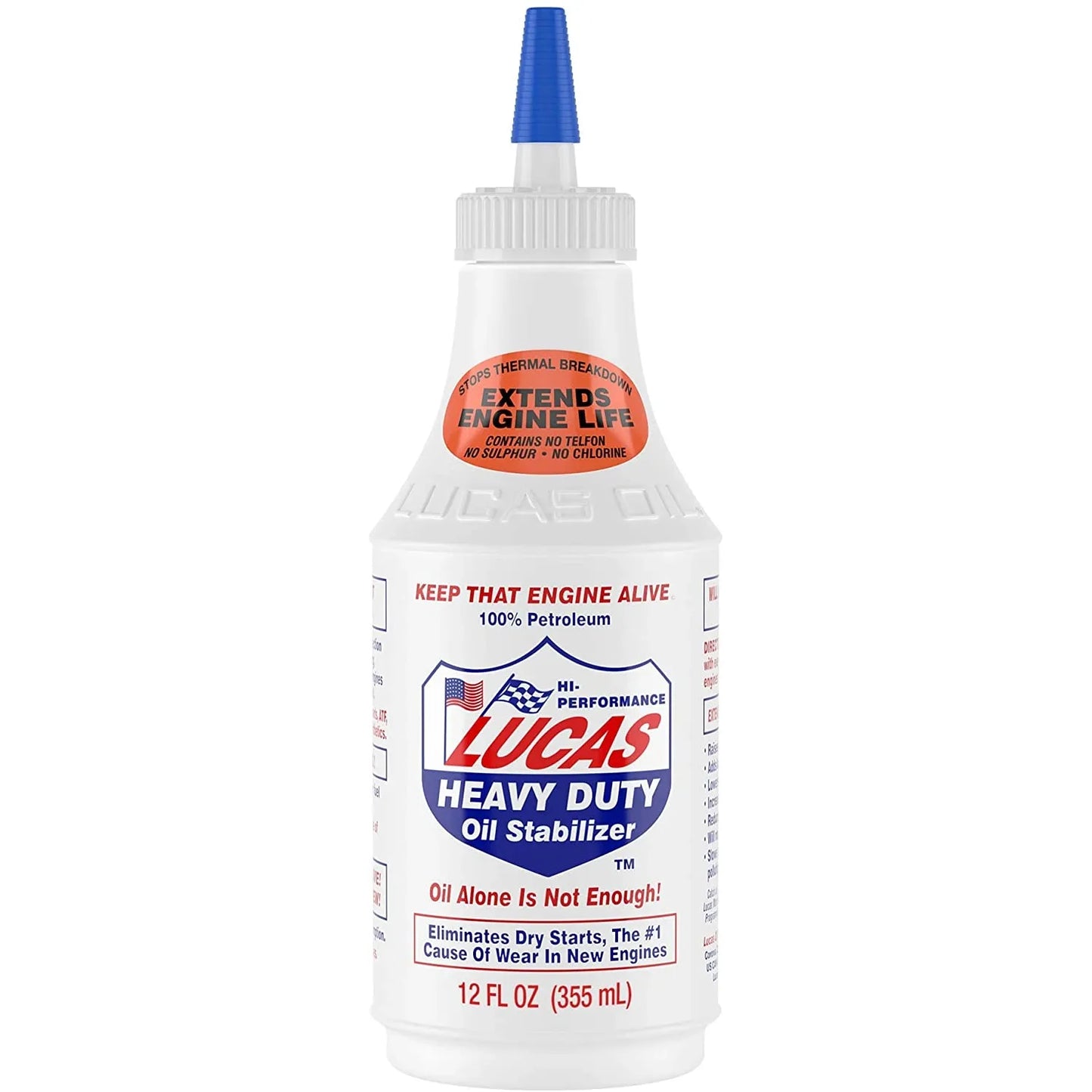 Lucas Oil Heavy Duty Oil Stabilizer Engine Additive Fluid Oil Treatment