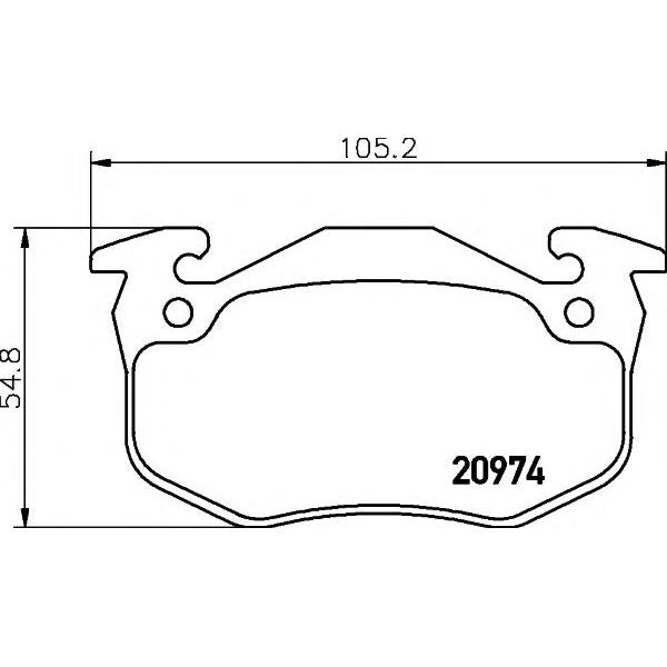 BRAKE PADS - 306