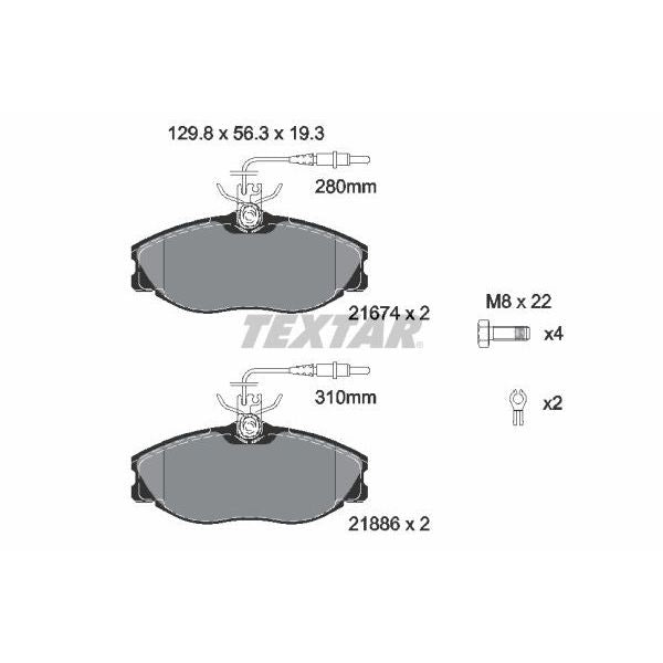 BRAKE PADS - 306