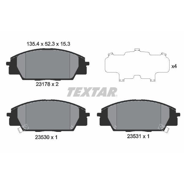 BRAKE PADS - CIVIC