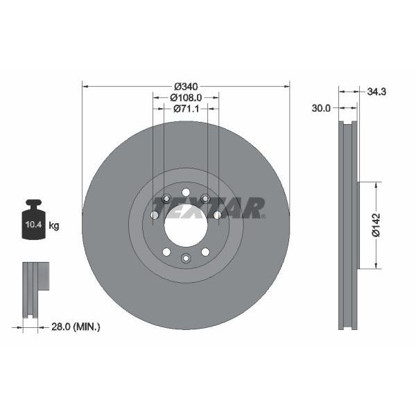 BRAKE DISCS - RCZ