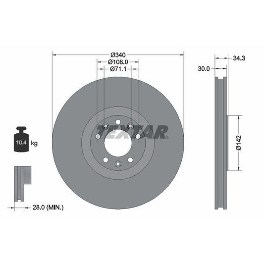 BRAKE DISCS - RCZ
