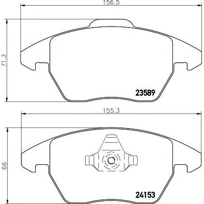 BRAKE PADS - RCZ