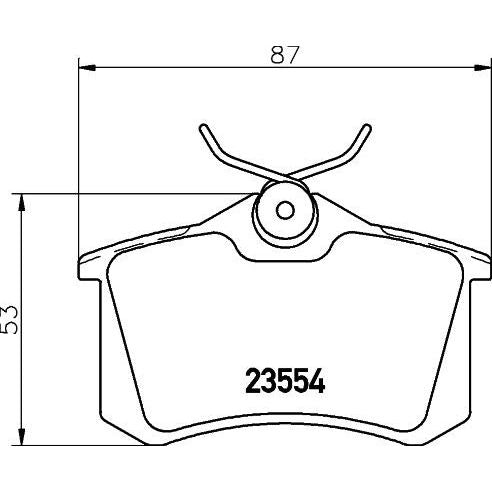 BRAKE PADS - 208