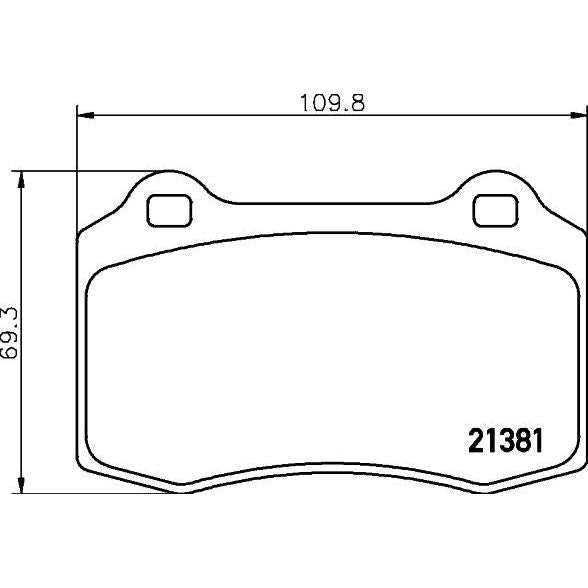 BRAKE PADS - 208