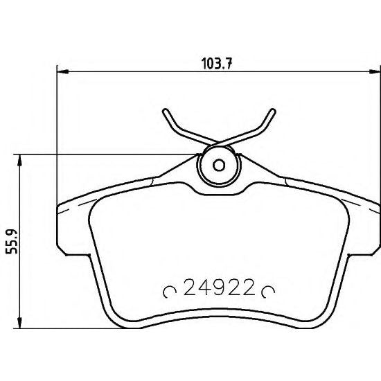 BRAKE PADS - RCZ