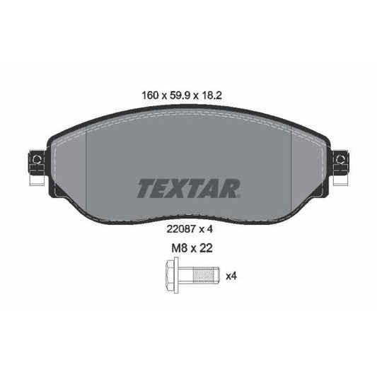 Brake Pads - Renault Trafic 1.6 dCi (2014 onwards)