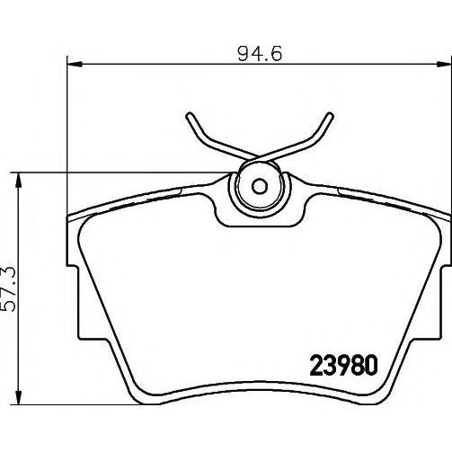 Brake Pads - Renault Trafic 1.6 dCi (2014 onwards)