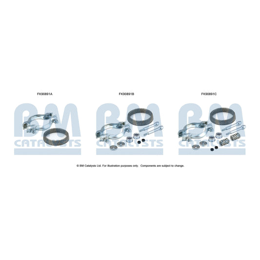CATALYTIC CONVERTER FITTING KITS - TT