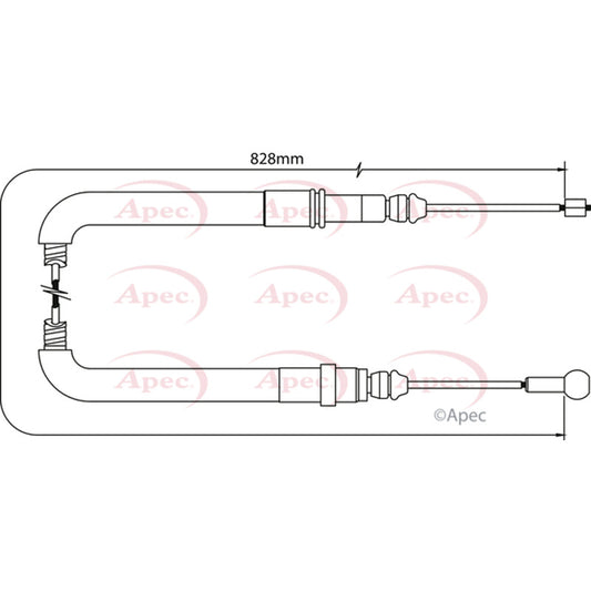 BRAKE CABLES - 3008