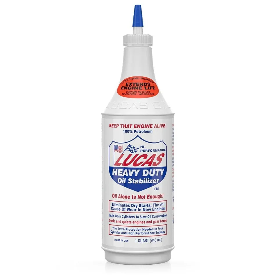 Lucas Oil Heavy Duty Oil Stabilizer Engine Additive Fluid Oil Treatment