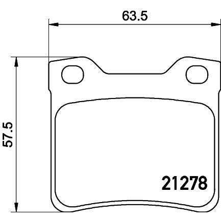BRAKE PADS - 406